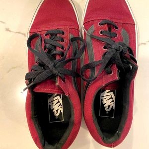 Vans Maroon Shoes
